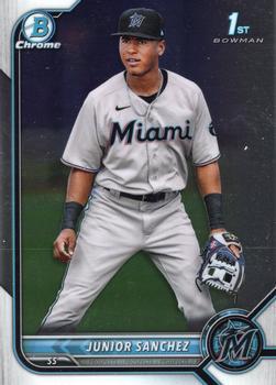 #BCP-111 Junior Sanchez - Miami Marlins - 2022 Bowman - Chrome Prospects Baseball