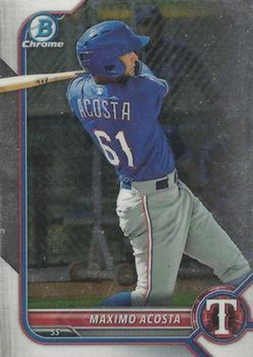 #BCP-113 Maximo Acosta - Texas Rangers - 2022 Bowman - Chrome Prospects Baseball