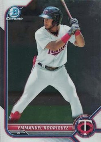#BCP-117 Emmanuel Rodriguez - Minnesota Twins - 2022 Bowman - Chrome Prospects Baseball