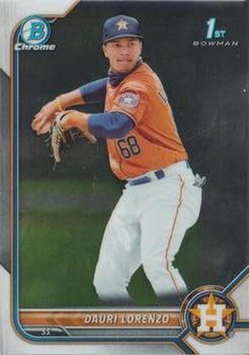 #BCP-11 Dauri Lorenzo - Houston Astros - 2022 Bowman - Chrome Prospects Baseball