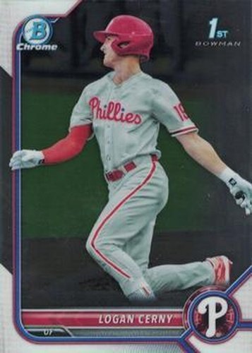 #BCP-120 Logan Cerny - Philadelphia Phillies - 2022 Bowman - Chrome Prospects Baseball