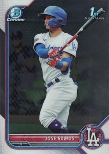#BCP-129 Jose Ramos - Los Angeles Dodgers - 2022 Bowman - Chrome Prospects Baseball