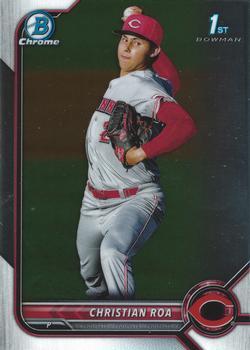 #BCP-130 Christian Roa - Cincinnati Reds - 2022 Bowman - Chrome Prospects Baseball