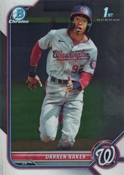 #BCP-131 Darren Baker - Washington Nationals - 2022 Bowman - Chrome Prospects Baseball