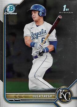 #BCP-136 Luca Tresh - Kansas City Royals - 2022 Bowman - Chrome Prospects Baseball