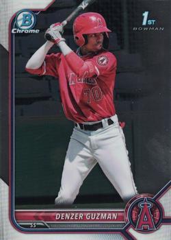 #BCP-138 Denzer Guzman - Los Angeles Angels - 2022 Bowman - Chrome Prospects Baseball