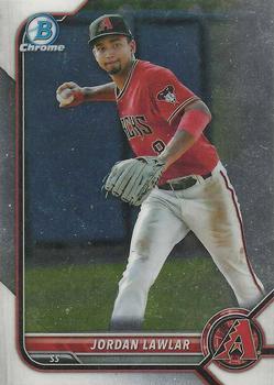 #BCP-141 Jordan Lawlar - Arizona Diamondbacks - 2022 Bowman - Chrome Prospects Baseball