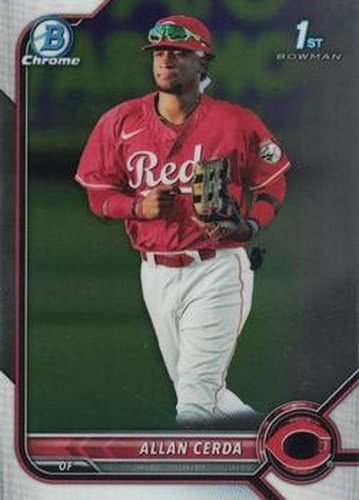 #BCP-142 Allan Cerda - Cincinnati Reds - 2022 Bowman - Chrome Prospects Baseball