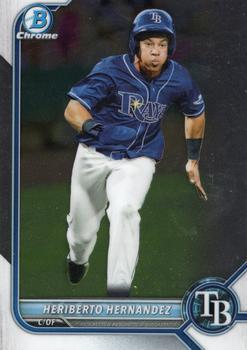 #BCP-143 Heriberto Hernandez - Tampa Bay Rays - 2022 Bowman - Chrome Prospects Baseball