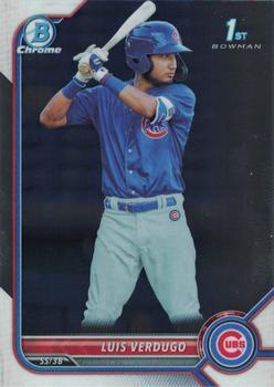 #BCP-147 Luis Verdugo - Chicago Cubs - 2022 Bowman - Chrome Prospects Baseball