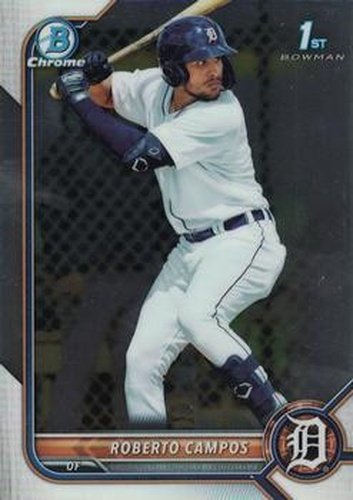 #BCP-14 Roberto Campos - Detroit Tigers - 2022 Bowman - Chrome Prospects Baseball