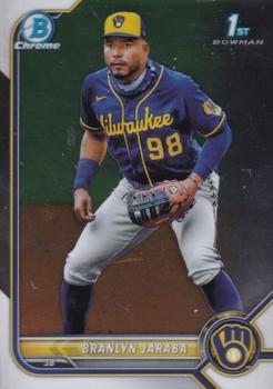 #BCP-15 Branlyn Jaraba - Milwaukee Brewers - 2022 Bowman - Chrome Prospects Baseball