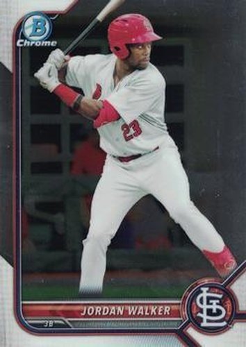 #BCP-20 Jordan Walker - St. Louis Cardinals - 2022 Bowman - Chrome Prospects Baseball