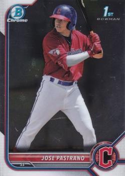 #BCP-21 Jose Pastrano - Cleveland Guardians - 2022 Bowman - Chrome Prospects Baseball