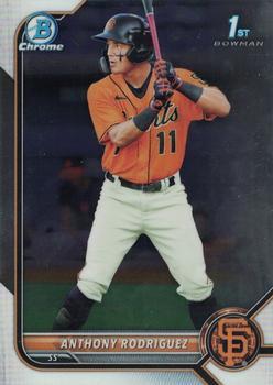 #BCP-26 Anthony Rodriguez - San Francisco Giants - 2022 Bowman - Chrome Prospects Baseball