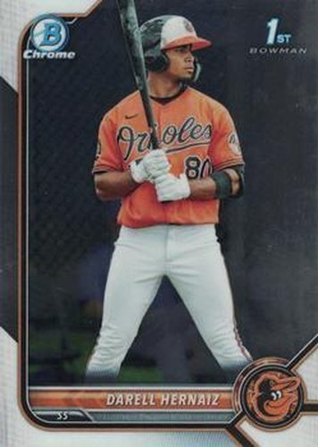 #BCP-27 Darell Hernaiz - Baltimore Orioles - 2022 Bowman - Chrome Prospects Baseball