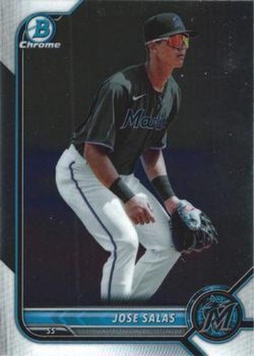 #BCP-30 Jose Salas - Miami Marlins - 2022 Bowman - Chrome Prospects Baseball