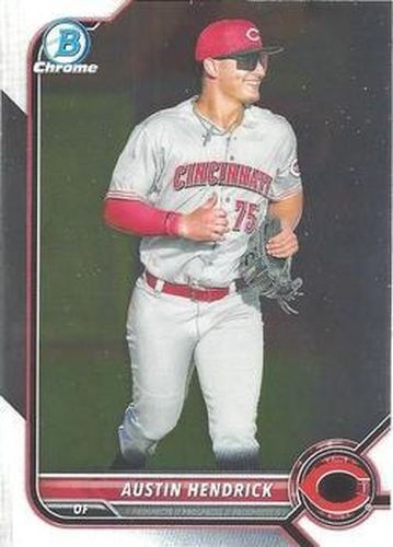 #BCP-33 Austin Hendrick - Cincinnati Reds - 2022 Bowman - Chrome Prospects Baseball