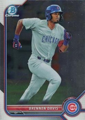 #BCP-37 Brennen Davis - Chicago Cubs - 2022 Bowman - Chrome Prospects Baseball