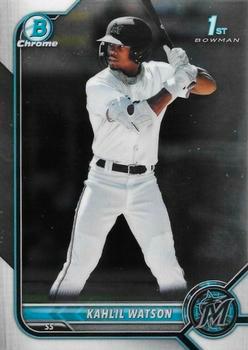 #BCP-3 Kahlil Watson - Miami Marlins - 2022 Bowman - Chrome Prospects Baseball