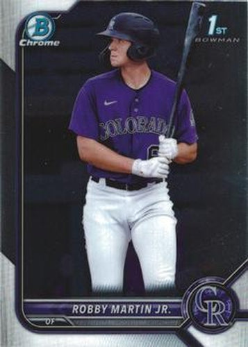 #BCP-43 Robby Martin Jr. - Colorado Rockies - 2022 Bowman - Chrome Prospects Baseball