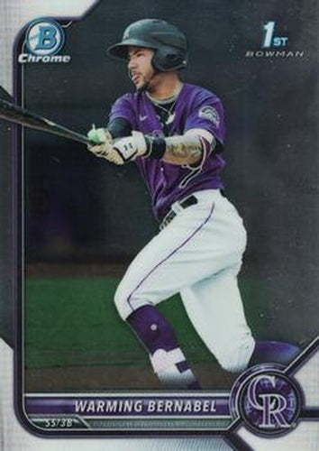 #BCP-46 Warming Bernabel - Colorado Rockies - 2022 Bowman - Chrome Prospects Baseball
