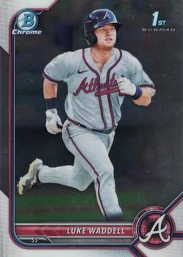 #BCP-48 Luke Waddell - Atlanta Braves - 2022 Bowman - Chrome Prospects Baseball