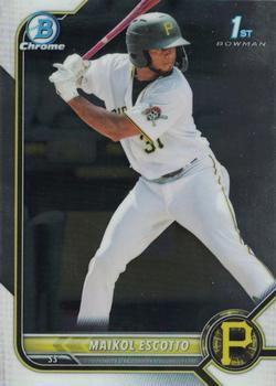 #BCP-52 Maikol Escotto - Pittsburgh Pirates - 2022 Bowman - Chrome Prospects Baseball