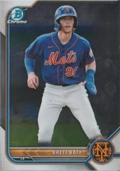 #BCP-5 Brett Baty - New York Mets - 2022 Bowman - Chrome Prospects Baseball