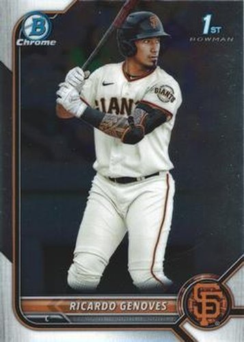 #BCP-60 Ricardo Genoves - San Francisco Giants - 2022 Bowman - Chrome Prospects Baseball