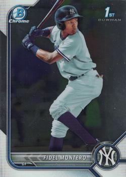 #BCP-74 Fidel Montero - New York Yankees - 2022 Bowman - Chrome Prospects Baseball