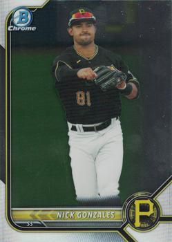 #BCP-77 Nick Gonzales - Pittsburgh Pirates - 2022 Bowman - Chrome Prospects Baseball