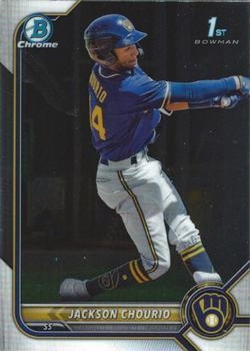#BCP-79 Jackson Chourio - Milwaukee Brewers - 2022 Bowman - Chrome Prospects Baseball