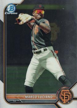 #BCP-7 Marco Luciano - San Francisco Giants - 2022 Bowman - Chrome Prospects Baseball