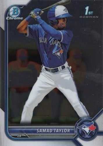 #BCP-92 Samad Taylor - Toronto Blue Jays - 2022 Bowman - Chrome Prospects Baseball