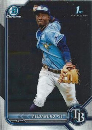 #BCP-99 Alejandro Pie - Tampa Bay Rays - 2022 Bowman - Chrome Prospects Baseball