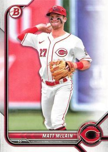 #BD-100 Matt McLain - Cincinnati Reds - 2022 Bowman Draft Baseball