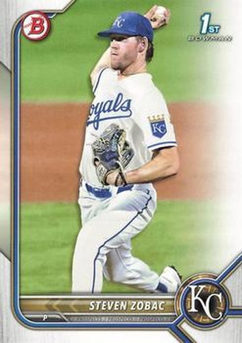 #BD-101 Steven Zobac - Kansas City Royals - 2022 Bowman Draft Baseball