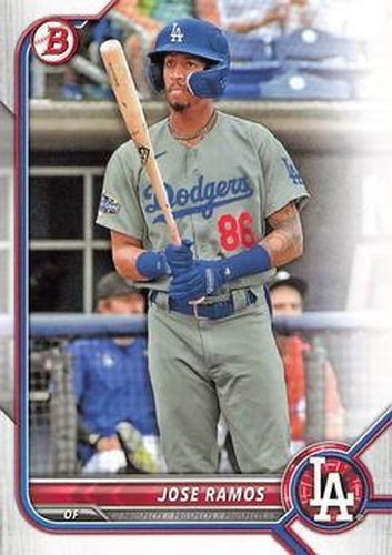 #BD-102 Jose Ramos - Los Angeles Dodgers - 2022 Bowman Draft Baseball