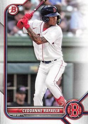 #BD-104 Ceddanne Rafaela - Boston Red Sox - 2022 Bowman Draft Baseball