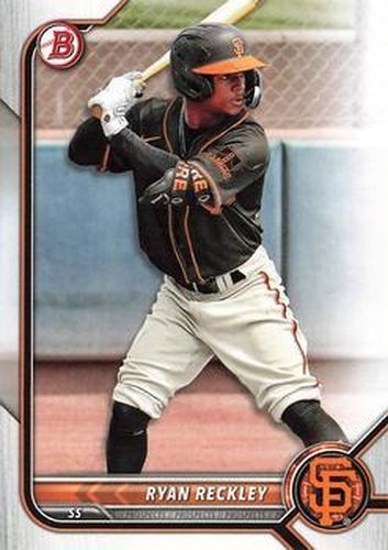 #BD-108 Ryan Reckley - San Francisco Giants - 2022 Bowman Draft Baseball