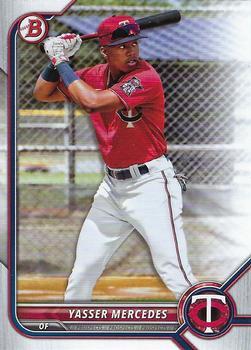 #BD-11 Yasser Mercedes - Minnesota Twins - 2022 Bowman Draft Baseball