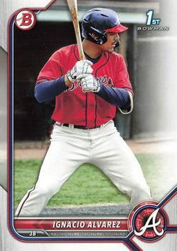 #BD-125 Ignacio Alvarez - Atlanta Braves - 2022 Bowman Draft Baseball