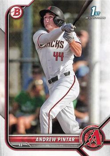 #BD-138 Andrew Pintar - Arizona Diamondbacks - 2022 Bowman Draft Baseball