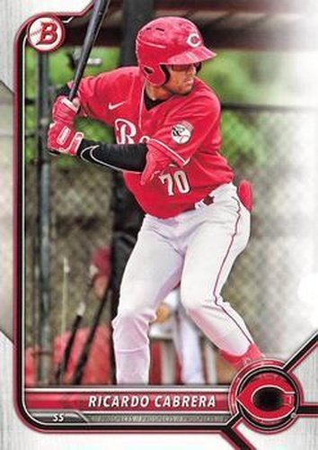 #BD-139 Ricardo Cabrera - Cincinnati Reds - 2022 Bowman Draft Baseball