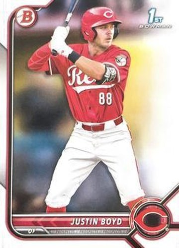 #BD-13 Justin Boyd - Cincinnati Reds - 2022 Bowman Draft Baseball