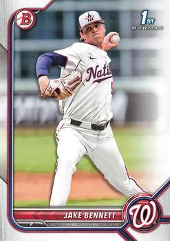 #BD-141 Jake Bennett - Washington Nationals - 2022 Bowman Draft Baseball