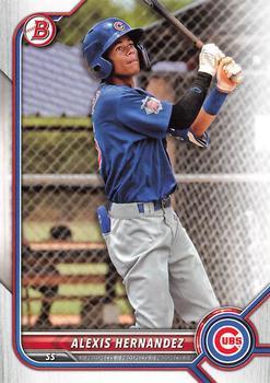 #BD-173 Alexis Hernandez - Chicago Cubs - 2022 Bowman Draft Baseball