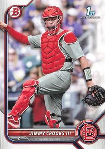 #BD-178 Jimmy Crooks III - St. Louis Cardinals - 2022 Bowman Draft Baseball