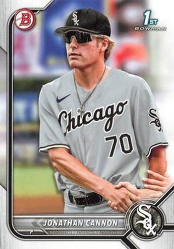 #BD-180 Jonathan Cannon - Chicago White Sox - 2022 Bowman Draft Baseball